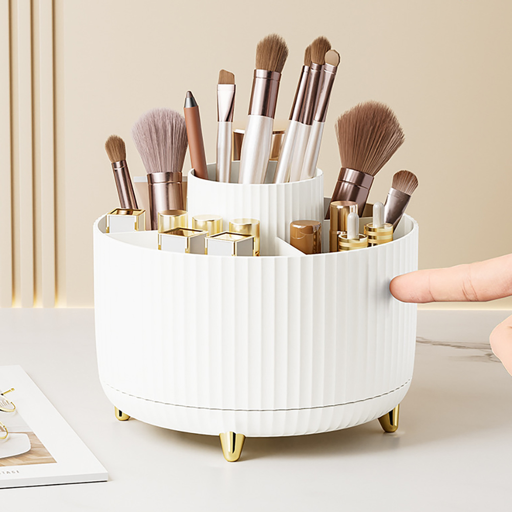 Home Edit Bathroom Storage - Kotak penyimpanan kosmetik untuk meja rias