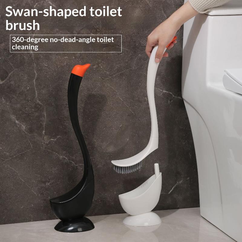 Plunger Toilet - Sikat Toilet Lucu dengan Gagang Panjang,
