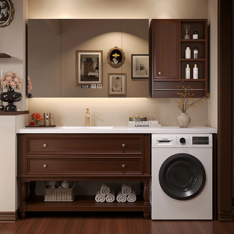 Home Bathroom Vanity Combo - /Lemari Kamar Mandi Plastik Kecil Mewah