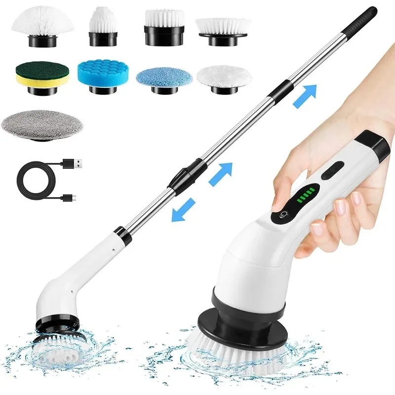 Plunger Toilet - Sikat Pembersih Elektrik Multifungsi, Alat Pembersih