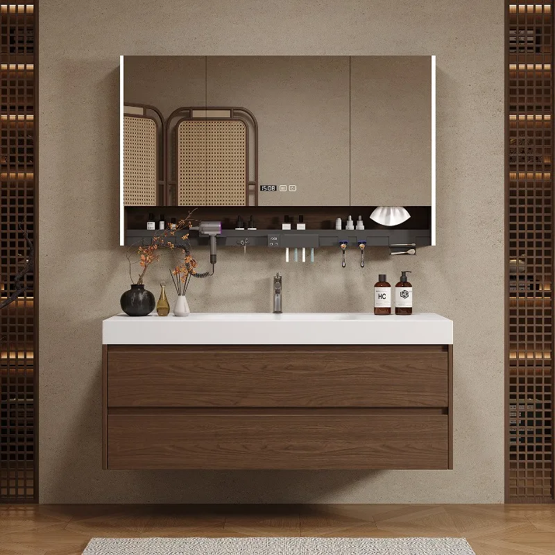 Partisi Kayu, Lemari Kamar Man - Home Bathroom Vanity Combo ulasan dan harga
