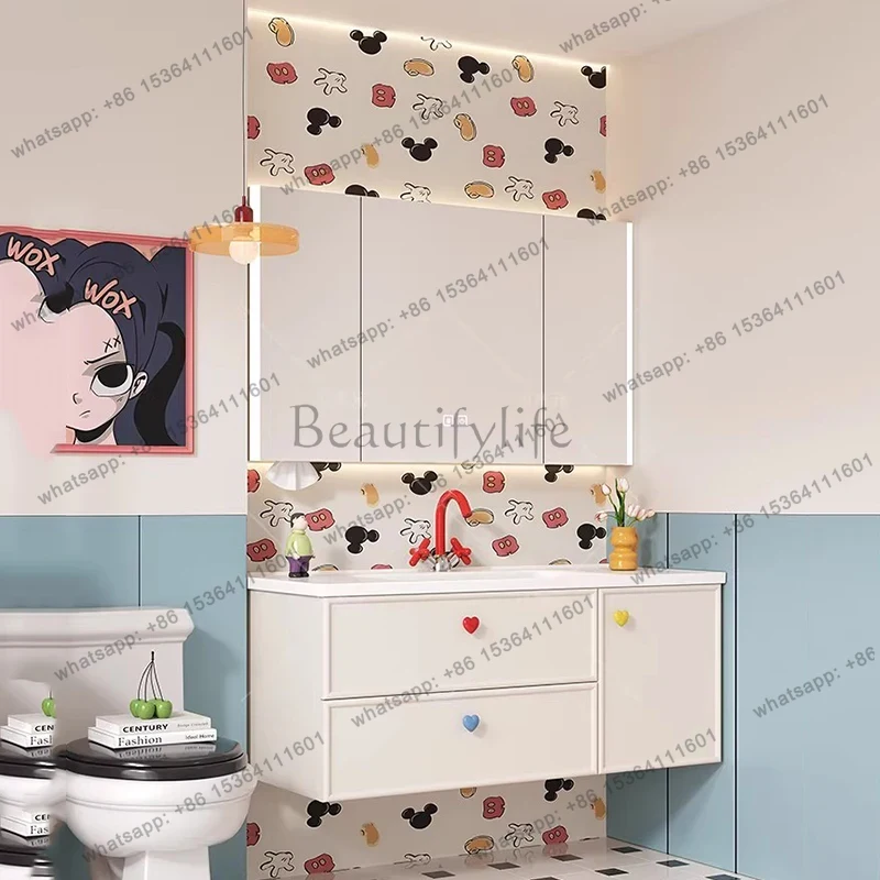 Lemari Kamar Mandi dengan Cerm - Home Bathroom Vanity Combo ulasan dan harga