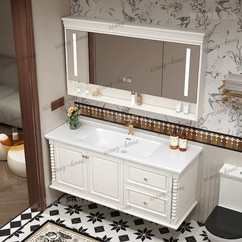 Lemari Kecil Kamar Mandi Kayu, - Home Bathroom Vanity Combo ulasan dan harga