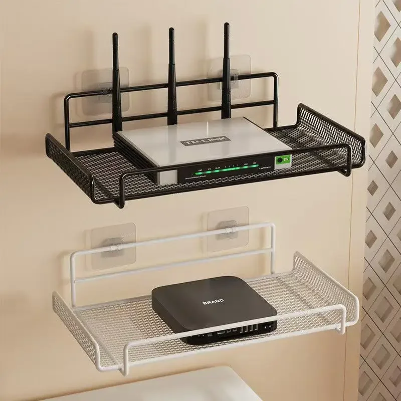 Rak Router Dinding Baja Tahan  - Home Bathroom Organizer ulasan dan harga