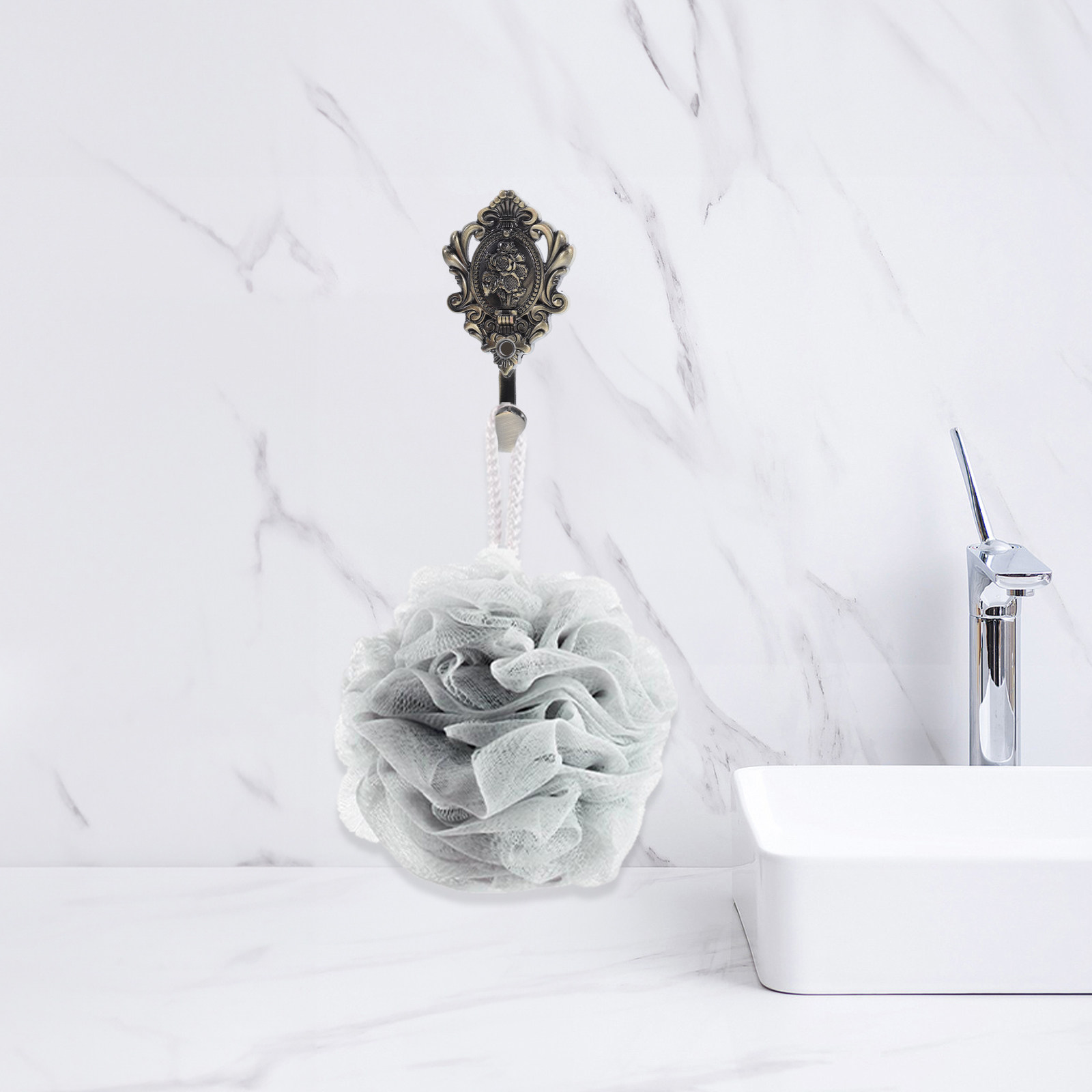 2 Buah Gantungan Dinding Logam - Home Bathroom Organizer ulasan dan harga