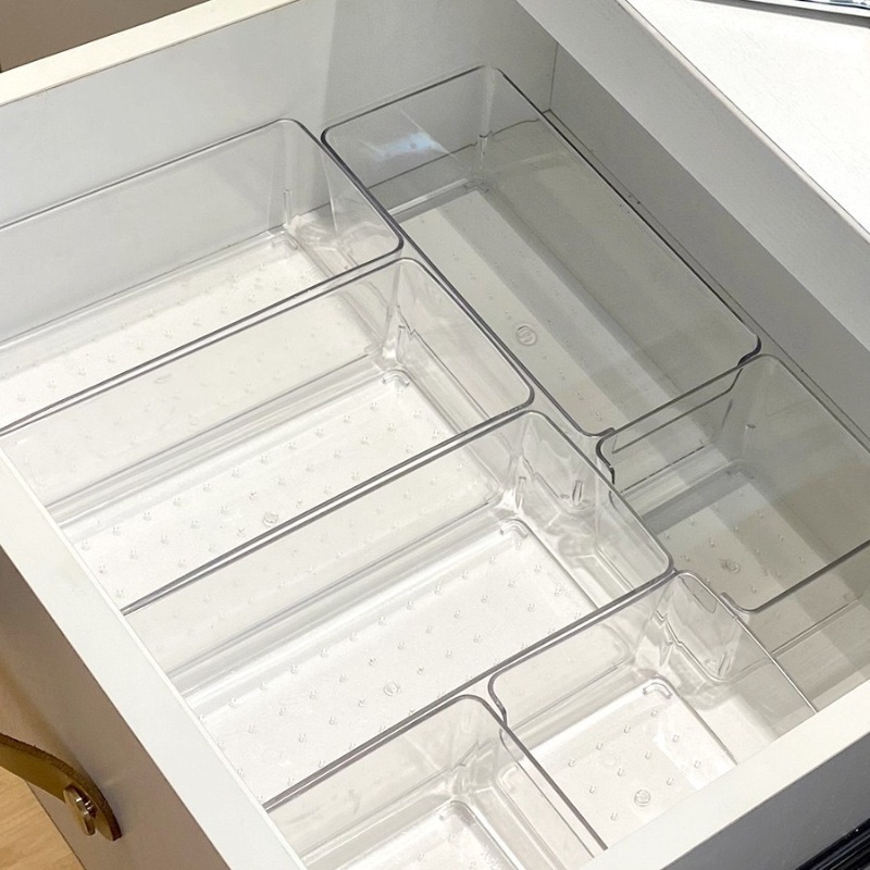 7 Buah Kotak Penyimpanan Akril - Home Edit Bathroom Storage ulasan dan harga