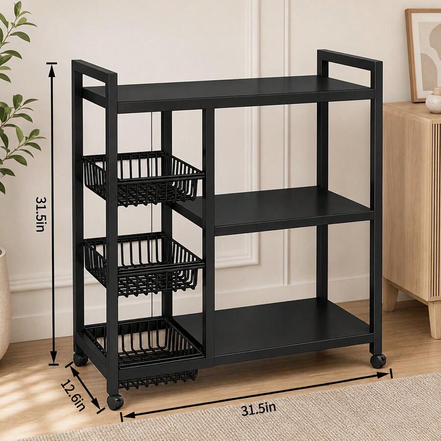 1 buah Rak Penyimpanan Serbagu - Home Edit Bathroom Storage ulasan dan harga