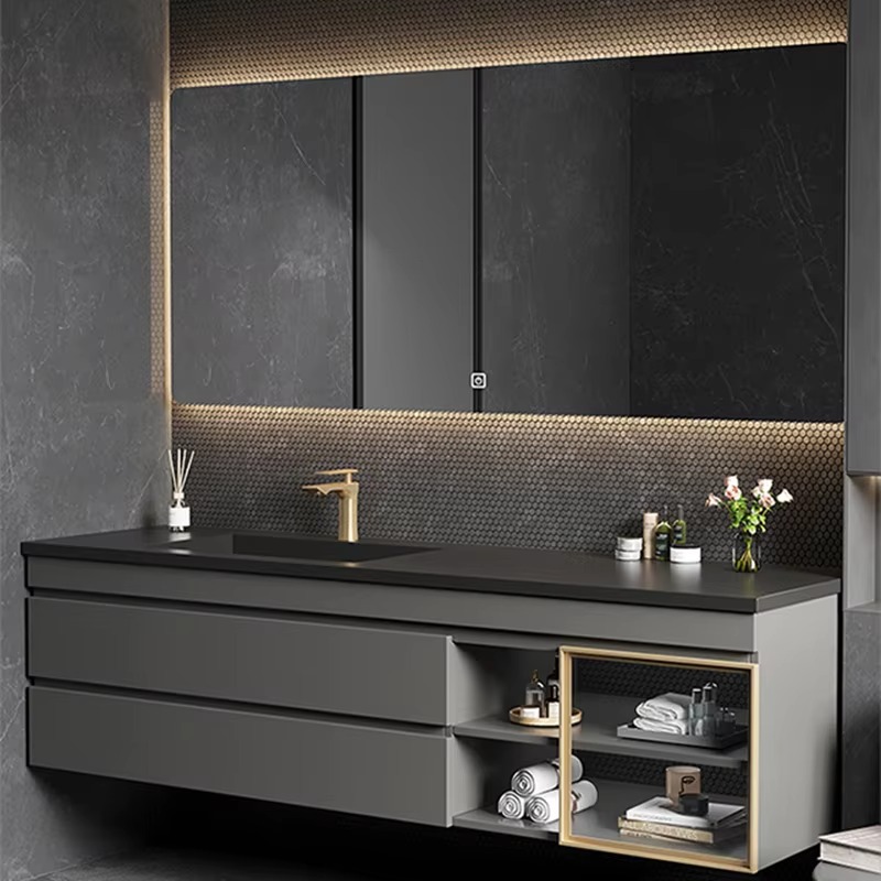 Cermin Kabinet Kamar Mandi Gay - Home Bathroom Vanity Combo ulasan dan harga