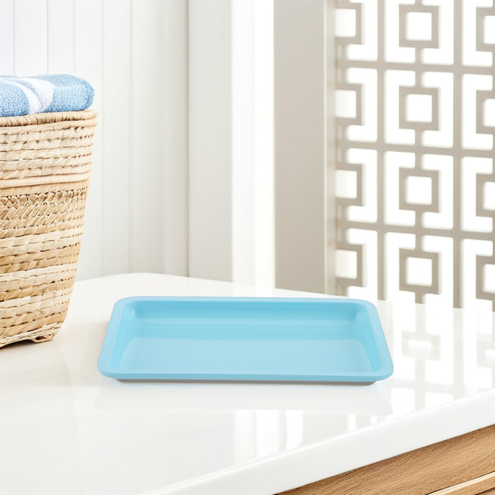 4 buah Nampan Penyimpanan Alat - Home Bathroom Organizer ulasan dan harga